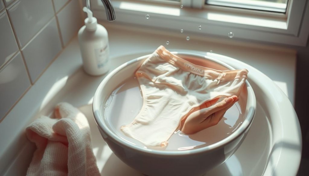 Lavage à la main sous-vêtements