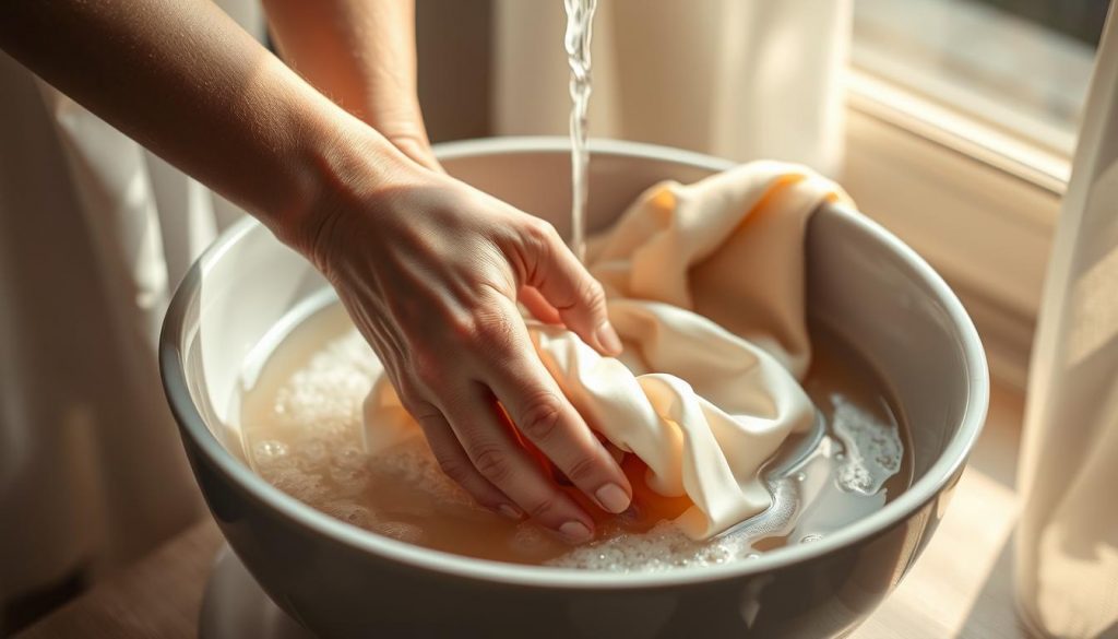 lavage main linge délicat