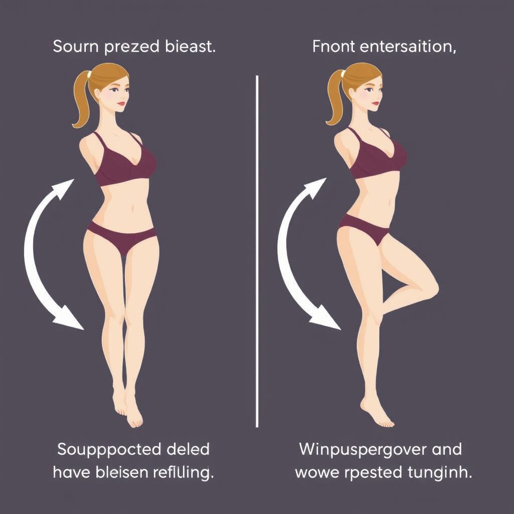Illustration montrant l'importance du maintien pour la lingerie sport Illustration montrant l'importance du maintien pour la lingerie sport
