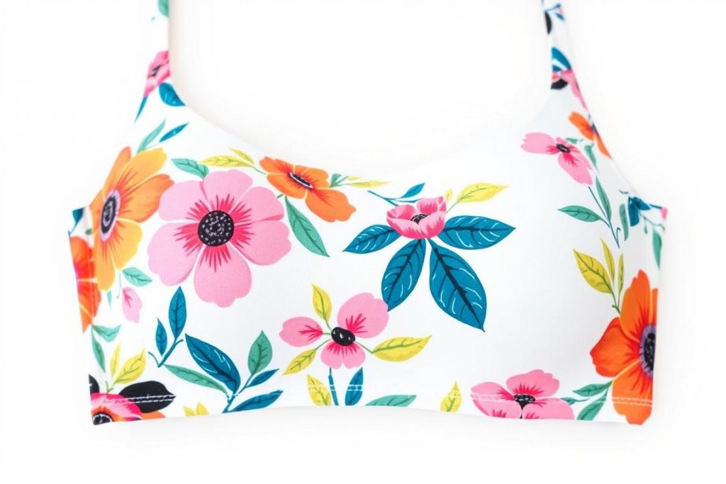 Soutien-gorge d'allaitement avec imprimé tendance Soutien-gorge d'allaitement avec imprimé tendance