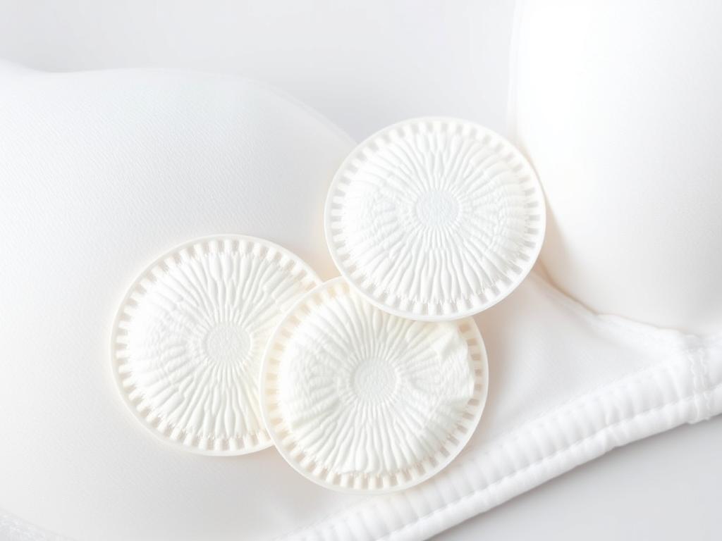 Coussinets anti-transpiration pour soutien-gorge avec démonstration d'utilisation