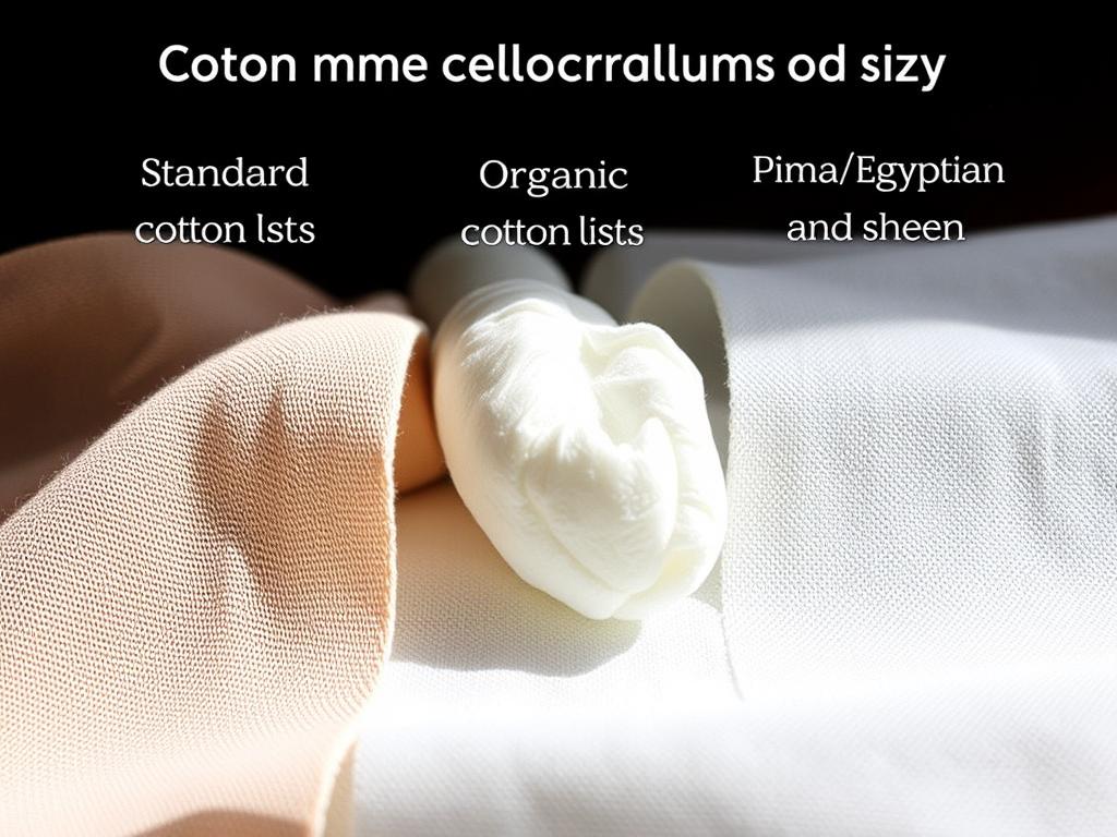 Différentes qualités de coton utilisées dans les tissus lingerie, du coton standard au coton Pima