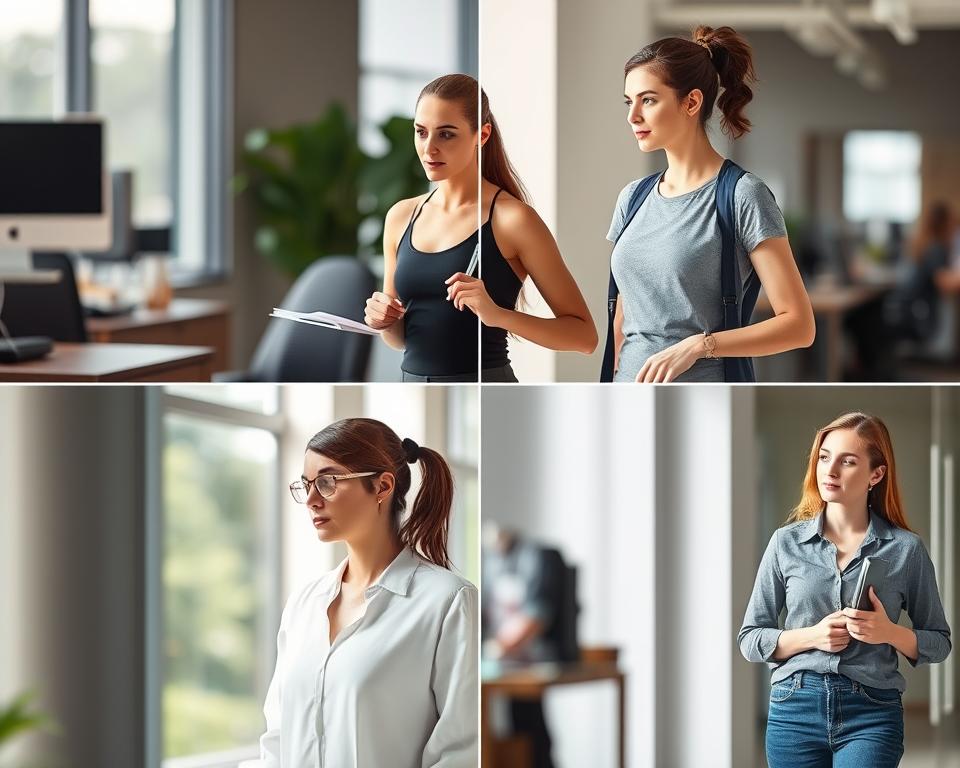 Différentes situations d'utilisation des accessoires anti-transpiration pour lingerie