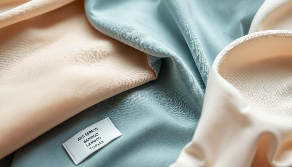 Différents matériaux utilisés dans les accessoires anti-transpiration pour lingerie