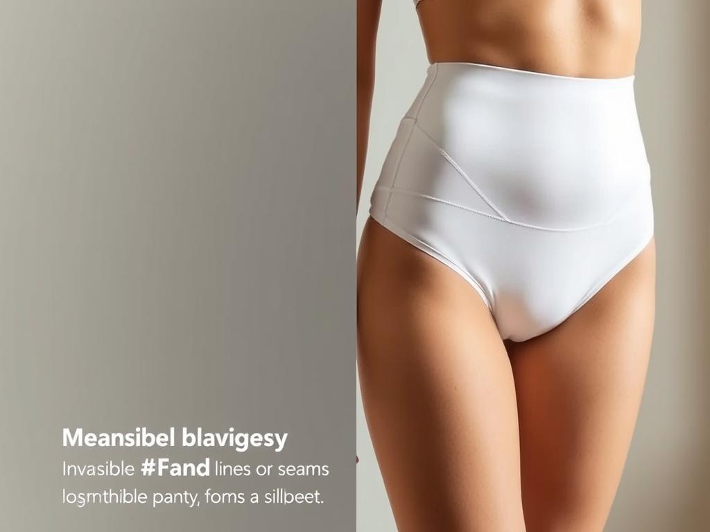 Lingerie sans couture en microfibre, démontrant l'invisibilité des tissus lingerie techniques sous les vêtements