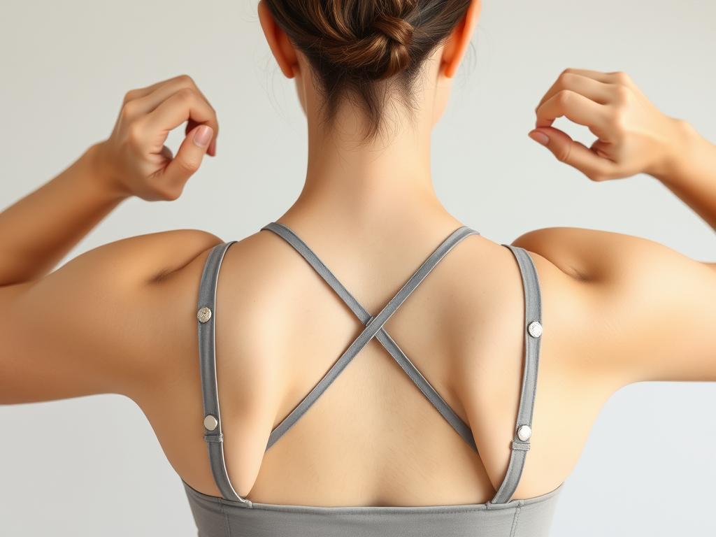 Test pour vérifier si les bretelles de soutien-gorge sont bien ajustées Test pour vérifier si les bretelles de soutien-gorge sont bien ajustées